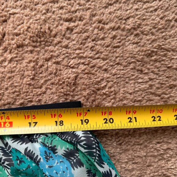 J Jill Skirt Womens Large Colorful Pull On Polyester Floral No Pockets Everyday - Picture 6 of 10